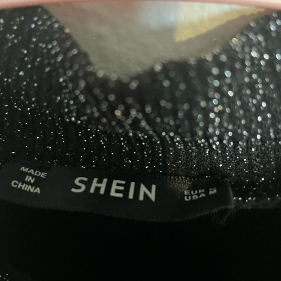 Sparkle mock neck tank top. - Picture 3 of 3